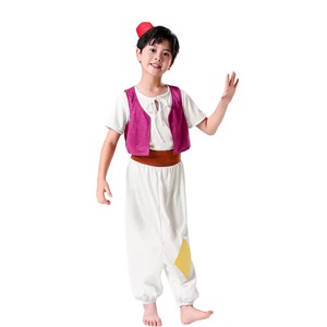 Disfraz de Halloween de la <span class=keywords><strong>Princesa</strong></span> <span class=keywords><strong>Jasmine</strong></span> de la Región Occidental con Lámpara Mágica de Aladdín para Representaciones Teatrales - Product Image 3
