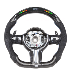 Volants à LED pour <span class=keywords><strong>BMW</strong></span> f10 M5 M6 M8 F06 F12 F13 F90 F92 F93 5 6 7 series <span class=keywords><strong>Volant</strong></span> en fibre de carbone moteurs ohc - Product Image 2