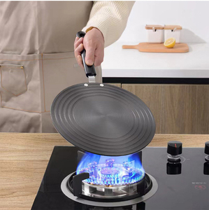 Accessoires de cuisine, ustensiles, anneau de cuisson, plaque, <span class=keywords><strong>diffuseur</strong></span> de chaleur en aluminium aéronautique anodisé dur pour cuisinière à <span class=keywords><strong>gaz</strong></span> - Product Image 1