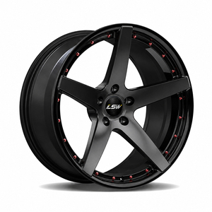 Jantes forgées LS8199 5x112 5x120 18 19 20 pouces, garantie du meilleur prix, remplacement OEM, rivets noirs et rouges pour BMW Mercedes - Product Image 1