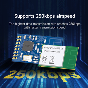 Module RF SPI Ebyte E01C Series Si24R1, 7dBm, 2.4G, module sans fil RF, 300m, petite taille avec antenne PCB intégrée, 100mW - Product Image 4