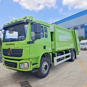 Precio de Fábrica, Camión de Basura de Compresión Shacman L3000 de 15 cbm, Camión Compactador de Residuos de Alta Capacidad de 15000 L - Product Image 1