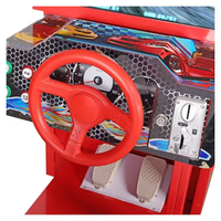 Jeu à jetons de machine de course de simulation de petite voiture de tour simple