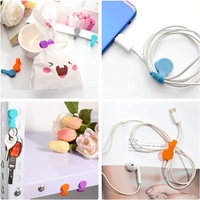 Organisateur de fil magnétique intelligent en Silicone pour câble de téléphone
