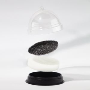 Mini caja de plástico transparente con tapa para almacenar y exhibir jabón cristalino - Product Image 3