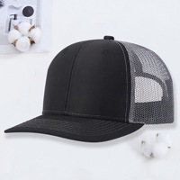 Gorra Trucker de 6 Paneles con Logotipo Personalizado, Gorras de Béisbol de Malla a la Moda, Parche Bordado, Cierre a Presión, Transpirable e Impermeable