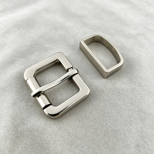 Hebilla de Cinturón Automática de Acero Inoxidable Cepillado, Directo de Fábrica, Cierre Duradero para Trajes de Negocios, Atuendos Formales y Cinturones de Marca - Product Image 1
