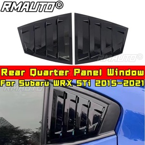 For Subaru WRX STi 2015-2021 Exterior Accessories Car Side Rear <b>Window</b> Louver Shutter <b>Cover</b> Rear Quarter Panel <b>Window</b> Body Kit - Product Image 2