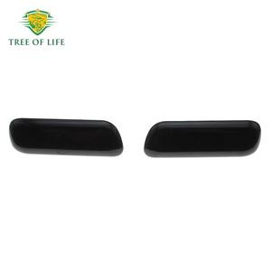 Mitsubishi Pajero Headlight Washer Nozzle Caps 8264A027 8264A028 Left Right Plastic Cover Front <b>Bumper</b> Fitment - Product Image 1