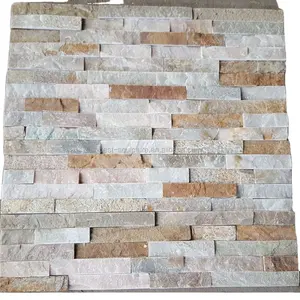 الجدار الديكور الطبيعي لوح حجري كلادينج للبيع