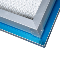 EN1822 Fabricante de China Gel Seal Hepa Filtro de aire con gran flujo de aire y área de filtración