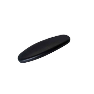 Chaise de bureau pivotante P51, accoudoirs en PU noir, chaise de bureau confortable - Product Image 3