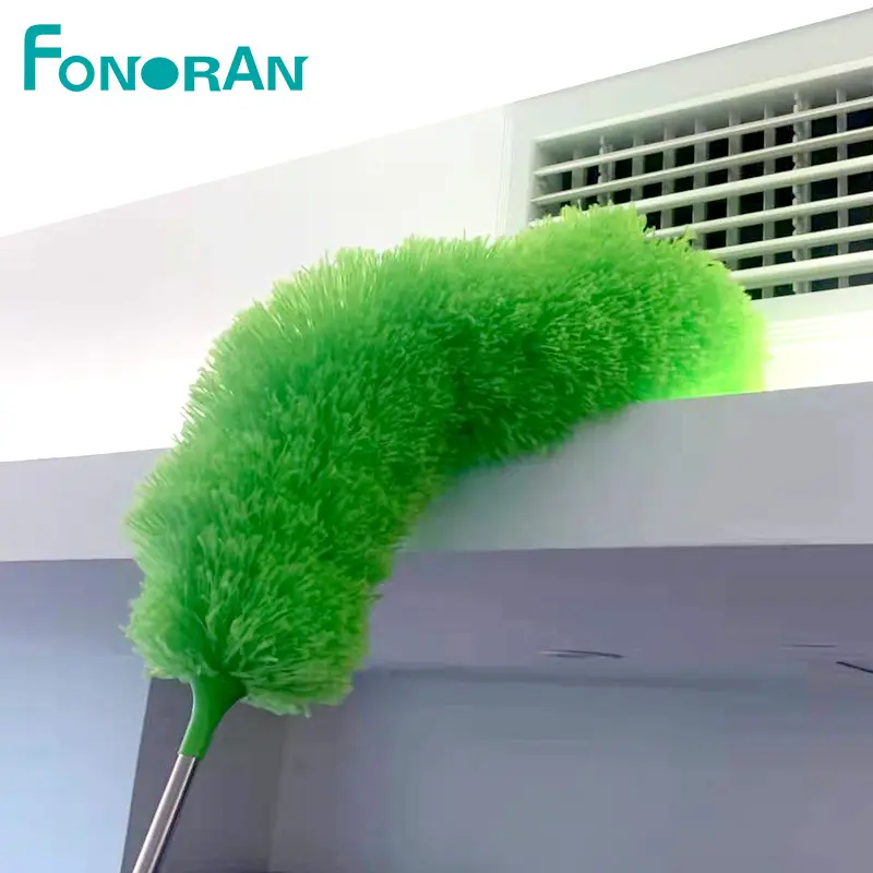 7pcs-sets bendable microfiber hand cleaning car duster suits cobweb extendable anti-static duster set for home cleaning