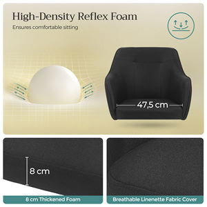 <span class=keywords><strong>SONGMICS</strong></span> Home Office Fauteuil respirant <span class=keywords><strong>Chaise</strong></span> <span class=keywords><strong>de</strong></span> <span class=keywords><strong>bureau</strong></span> réglable moderne confortable - Product Image 4