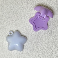 Coffret Cadeau Échantillons de Fard à Joues et Fond de Teint en Forme d'Étoile, Mini Pochette de Maquillage Suspendable en Forme d'Étoile pour Étuis à Fard à Joues