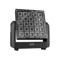 2025 nouvelles lumières de scène à tête mobile RGBW DMX512 effet de course de chevaux contrôlé avec 25 frontières 108 Source de LED clignotante double couleur