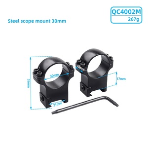 Anillos de Liberación Rápida de Acero de 30 mm con Montura de 21 mm, Accesorios Deportivos para Exteriores, Opciones de Altura, Venta al Por Mayor Personalizada - Product Image 3