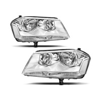 2008-2014 pour Dodge Avenger Phare Assemblage Paire de Chrome Transparent Nouvel État 12V Tension