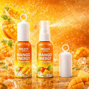 Spray Bucal Mango Ice Energy, Refrescante del Aliento, Sabor Tropical, Efecto Refrescante, Higiene Bucal Portátil, Aroma Dulce y Suave - Product Image 2