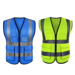 <span class=keywords><strong>Gilet</strong></span> <span class=keywords><strong>de</strong></span> sécurité avec multi-poches logo personnalisé haute visibilité haute visibilité jaune <span class=keywords><strong>orange</strong></span> réfléchissant pour la construction, le trafic et le <span class=keywords><strong>travail</strong></span> - Product Image 5