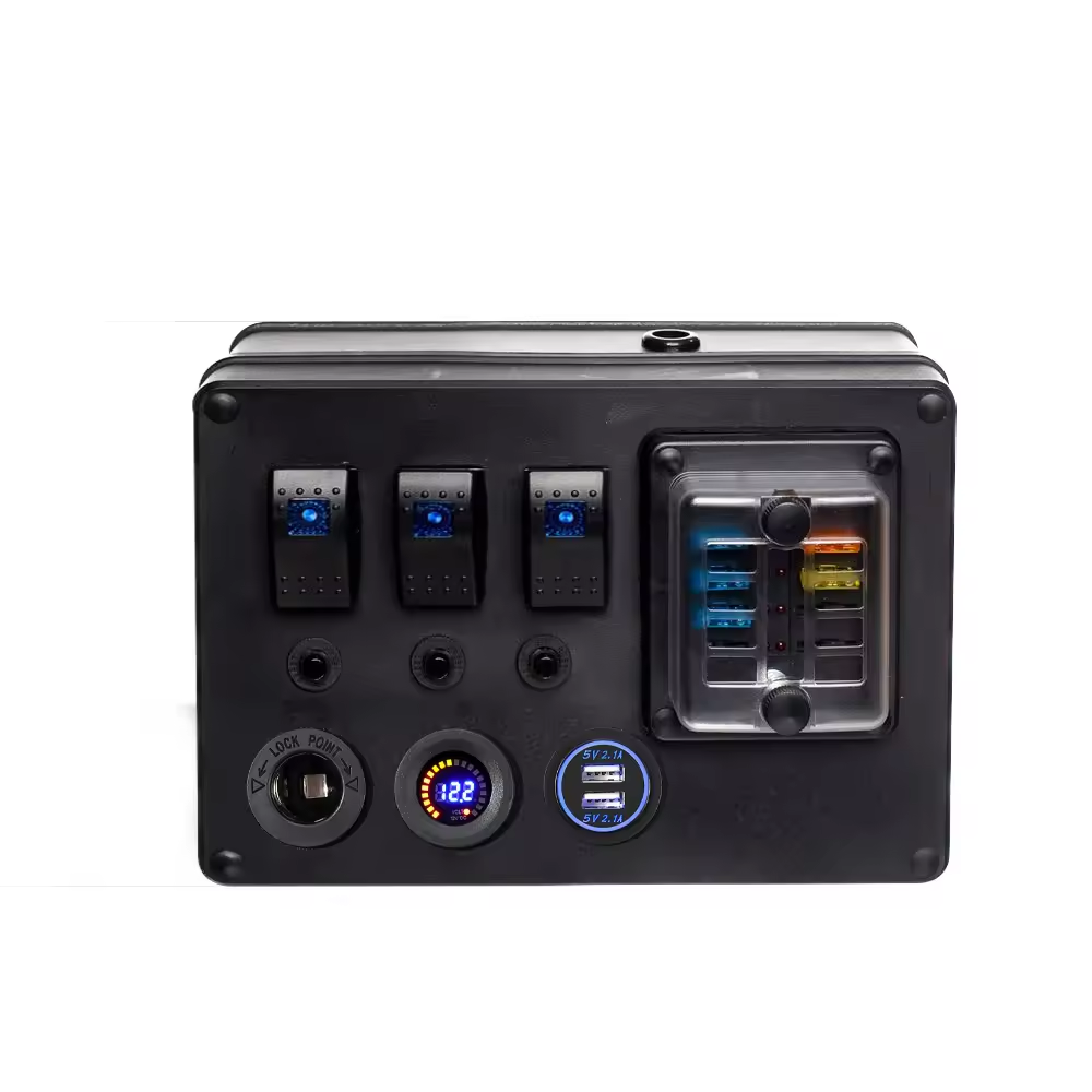 Pupitre 4 Postes De Commande Circuits Voitures + Alimentation 4x4A NOR