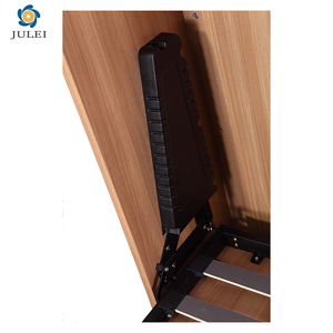 Modernes, schlichtes Multifunktions-Kingsize-Einzelbett mit vertikaler Klappfunktion und integriertem Schreibtisch - Product Image 4