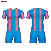 Maillot de football en polyester à séchage rapide avec graphiques par transfert thermique pour les tournois de club et les vêtements de sport des académies