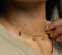 Inspire Jewelry Bijoux de mode Colliers Collier ras du cou au henné personnalisé Cadeau de bijouterie fine étanche