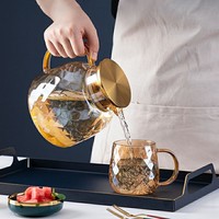 Ensemble de tasses à thé en verre borosilicaté de style moderne résistant aux hautes températures pour la fête