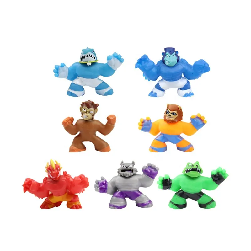 2023 wholesale movie action figure Goojitzu suit squeezes miniature toy statue trend fidgety toys children's toys.