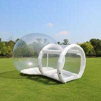 Dôme à bulles gonflable transparent pour enfants, tente à bulles, tente à balles