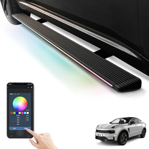 Marchepieds électriques rétractables en alliage d'aluminium WEIJIA, double LED, étanches IP67, excellente qualité, compatibles LYNK&CO 05 - Product Image 1