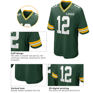 <strong>Wholesale</strong> <strong>Custom</strong> American Football <strong>Jerseys</strong> for Men Embroidered Stitched Training <strong>Jersey</strong> in Plus Sizes 32 Teams Covered - Product Image 2