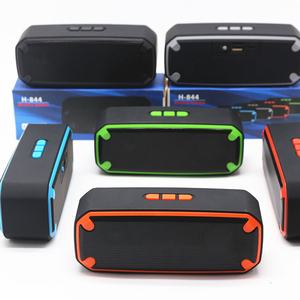 Haut-parleur portable sans fil OEM H-844 avec microphone intégré, double son super basse, prise en charge de TF, USB, FM, AUX - Product Image 1