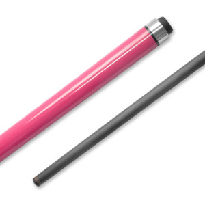 Queue de billard rose en fibre de carbone 2 pièces, OEM/ODM chinois de haute qualité, à faible déviation, pour le break - Product Image 1