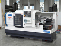 Tour CNC à vitesse variable avec broche graissée, tour CNC à banc plat CK6160, tour CNC à structure de banc divisé