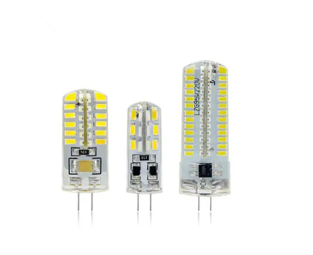 LED G4 Lamp 220V 3W 4W 5W DC 12V Lampada G4 LED電球SMD3014 2835 24 48 64 104L Replace 10ワット30ワットHalogen Light 360 Beam Angle