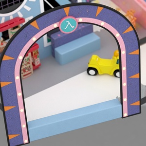 Set de Juego Infantil con Bote, Túnel para Gatear y Coche Montable para Diversión en Interiores - Product Image 6