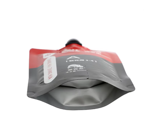 Pochette à bec verseur en PE PA PET réutilisable, scellable et inviolable, très vendue, pour la distribution de crème lissante et de crème permanente pour cheveux - Product Image 6