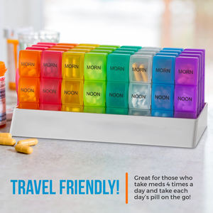 Pastillero Epsilon desmontable de 31 días, pastillero mensual de 3 veces al día, pastillero mensual, pastilleros Mensual De Plastico - Product Image 3