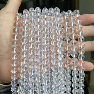 High Quality Natural 3A Rock <strong>Crystal</strong>, Clear Quartz, Transparent <strong>Crystal</strong> <strong>Beads</strong> for Jewelry Making 4 6 8 10 12mm, 38CM - Product Image 4