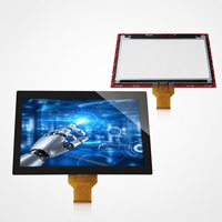 Pantalla Táctil Industrial Capacitiva de 13.3 Pulgadas, Panel HMI de 10 Puntos, USB I2C EETI ILITEK 1920x1080 EDP, Módulo de Pantalla LCD con Unión por Aire