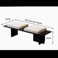 Collection de bancs scandinaves en bois massif – Chaise de salle à manger design simple pour adultes, idéale pour le bureau ou le salon