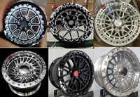 Pièces de voiture personnalisées 19*11 19*12.5 Direction 5*120.65 Jantes de voiture entièrement noires forgées pour Corvette C6