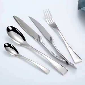 Bán buôn giá rẻ bít tết dao và muỗng nĩa đặt dao kéo thép không gỉ kim loại Bộ đồ ăn vàng Flatware Set cho các sự kiện đám cưới - Product Image 3