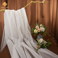 Tissu tulle 100% polyester effet d'illusion, 5 m, tissu pour rideau, décoration de fête, tissu imprimé numérique, vente en gros