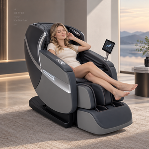 Luxury Vending 3D <b>Zero</b> <b>Gravity</b> Bluetooth Massage <b>Chair</b> Neck Waist Leg Arm Full Body Foot Massager Heating USB Rechargeable - Product Image 3