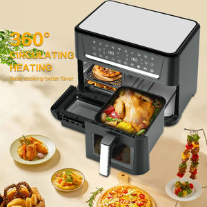 Elettrodomestici da cucina <span class=keywords><strong>Smart</strong></span> friggitrici ad aria compressa personalizzate a doppio cestino Airfryers 6L 8L Freidora De Aire doppia friggitrice ad aria - Product Image 3