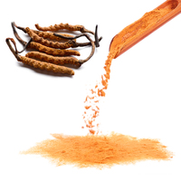 Extrait de champignon en poudre de glucane, capsule d'extrait de champignon de platine D de marque privée personnalisée, Cordyceps Militaris