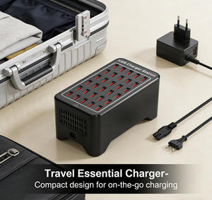Chargeur <span class=keywords><strong>USB</strong></span> multi-ports QC2.0 direct d'usine 150W 200W 15 20 25 <span class=keywords><strong>30</strong></span> ports 2.4A <span class=keywords><strong>Adaptateur</strong></span> de charge rapide 110V 240V pour appareils mobiles - Product Image 4